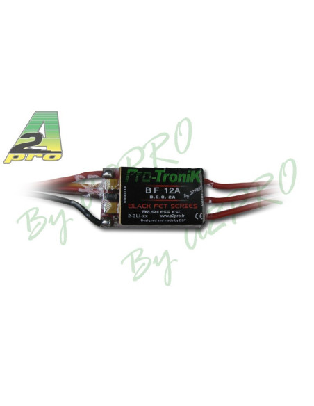 ESC BF12A Bec 2A - Black Fet Series  pro-tronik