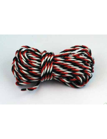 Cable Futaba torsadé 0,30mm² 5M