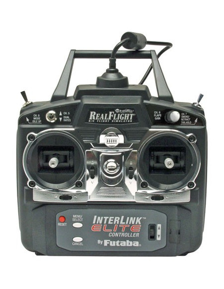 Real Flight G6 helico mode2 ( livré avec radio)