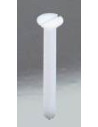 Vis nylon à tête fraisée M4 x 30mm ( x 10 )