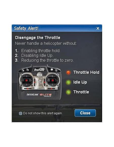 Real Flight G6 helico mode2 ( livré avec radio)