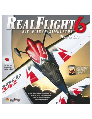 Real Flight G6 helico mode2 ( livré avec radio)