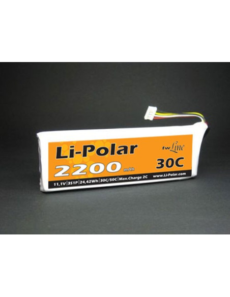 Lipo 2200 mAh 3S 11.1v  30C Li-Polar