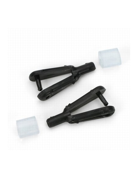 Chappes nylon noires 2 mm +durite Du-bro