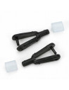 Chappes nylon noires 2 mm +durite Du-bro