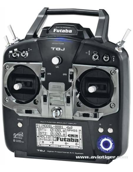Radio 8J + R2008SB mode 1 Futaba