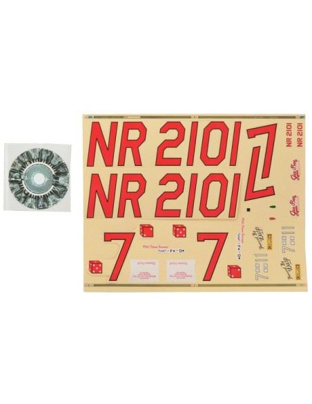 EFLU4565 Planche d'autocollants UMX Gee Bee R2 E-flite