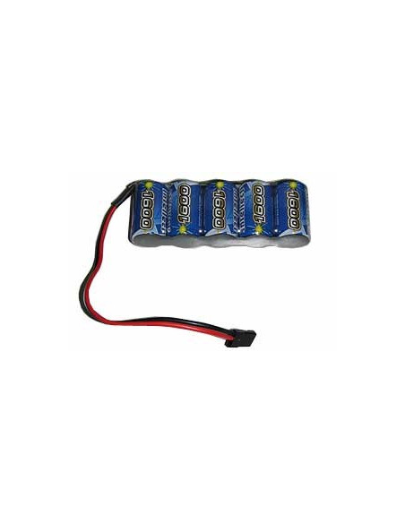 Accu Réception NIMH 1600 mAh 6 V Graupner