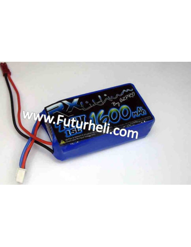 Pack Lipo Rx 1600mAh  7.4V   Bec