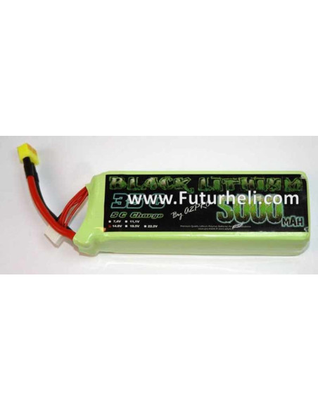 Lipo 5000 mAh 4S 14.8V 35C Black lithium