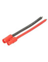 cordon 2.5 mm² avec prise G3.5 Male soudé Graupner 2970.25