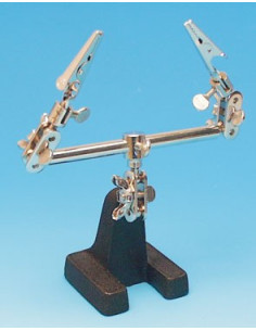 pinces doubles sur support