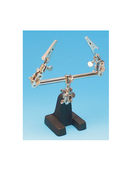 pinces doubles sur support