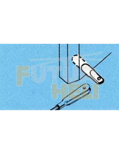 Guignol à coller 4 mm par 2 Graupner 1035