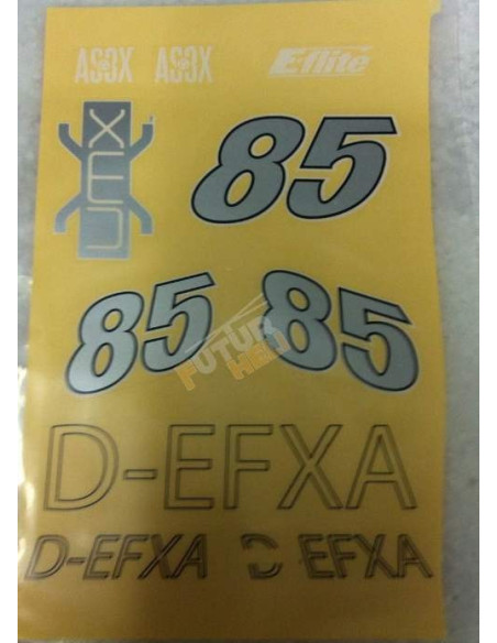 EFLU4965 Planche d'autocollants UMX Sbach 3D E-flite