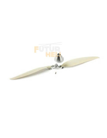 14 x 8 Folding Prop w / Aluminum  Cone 40mm E-flite EFLP14080FA