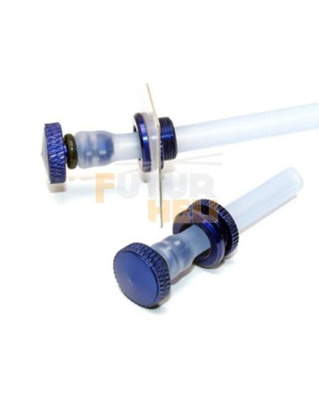 Bouchons de remplissage fuel Bleu Alu (2 pièces )