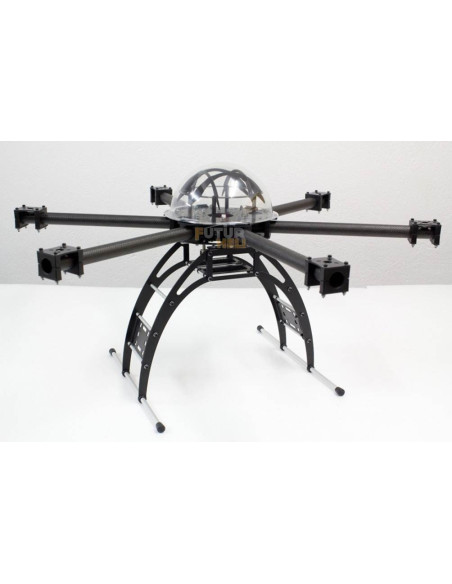 kit chassis 325 mm tube de 21.5 mm Carbone