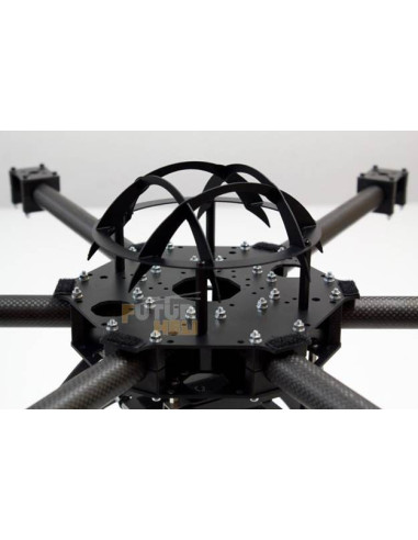 kit chassis 325 mm tube de 21.5 mm Carbone