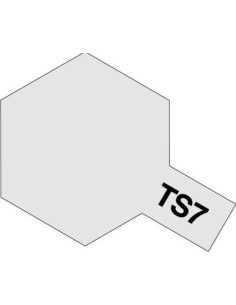 Bombe peinture TS7 blanc racing brillant Tamiya 85007