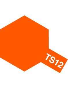 Bombe peinture TS12 orange brillant Tamiya 85012