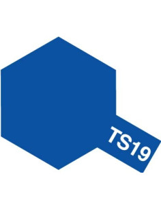 Bombe peinture TS19 bleu métallisé brillant Tamiya 85019