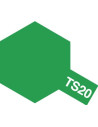Bombe peinture TS20 vert métallisé brillant Tamiya 85020