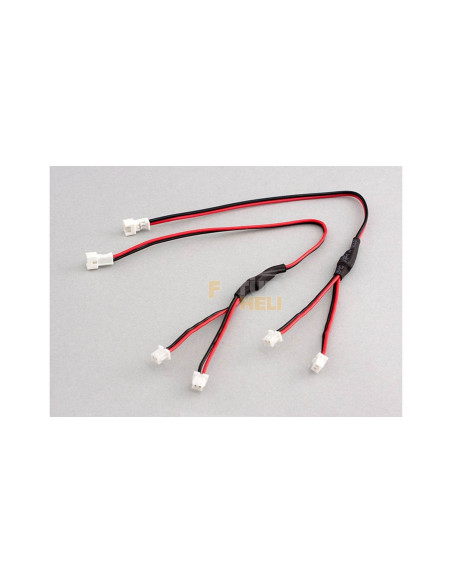 EFLA617 Cordon Y HD 15 cm ( x2) lumière E-flite