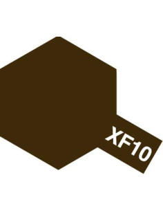 Peinture acrylique XF10 brun mat (23 ml)  Tamiya