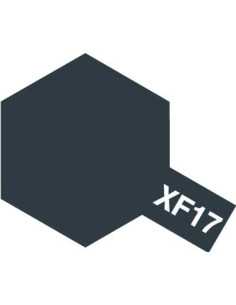 Peinture acrylique XF17 bleu mer foncé mat (23 ml)  Tamiya