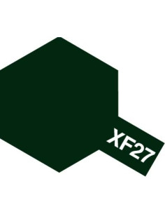 Peinture acrylique Mini XF27 vert noir mat (23 ml)  Tamiya