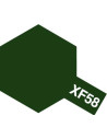 Peinture acrylique XF58 vert olive foncé mat (23 ml) Tamiya