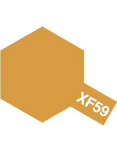 Peinture acrylique XF59 jaune désert mat (23 ml) Tamiya