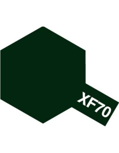 Peinture acrylique XF70 vert foncé (23 ml) Tamiya