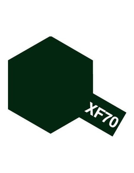 Peinture acrylique XF70 vert foncé (23 ml) Tamiya