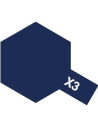 Peinture acrylique X3 bleu royal brillant (23 ml)  Tamiya