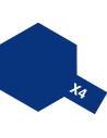Peinture acrylique X4 bleu brillant (23 ml)  Tamiya