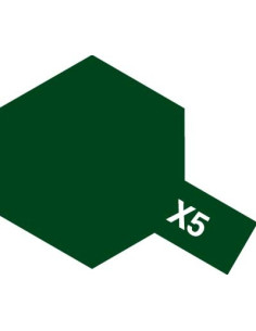 Peinture acrylique X5 vert brillant (23 ml)  Tamiya