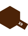 Peinture acrylique X9 brun brillant (23 ml)  Tamiya