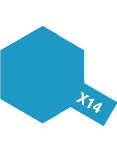 Peinture acrylique X14 bleu ciel brillant (23 ml) Tamiya