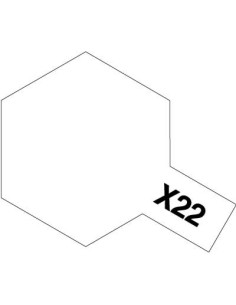 Peinture acrylique Mini X22 vernis transparent brillant (10 ml) Tamiya