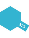 Peinture acrylique Mini X23 bleu clair brillant (10 ml) Tamiya