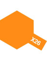 Peinture acrylique Mini X26 orange translucide brillant (10 ml )   Tamiya