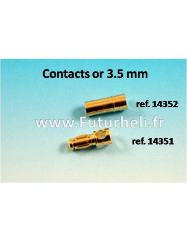 14351 Contact Or 3.5 mm Mâle ( à l'unité )