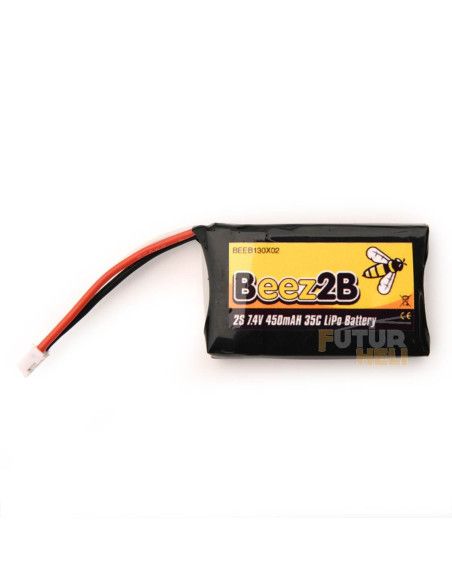 Lipo 2S 7.4 v 450 mAh 35C Beez2B