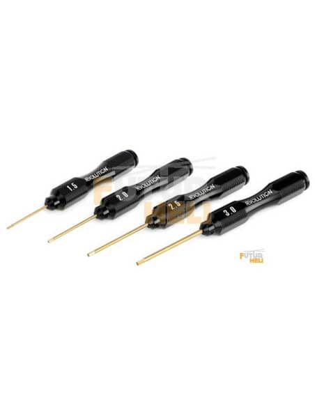 Set de 4 Tournevis heaxagonaux 1.5/2/2.5/3 mm Revolution RVO2000