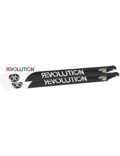 Pales Flybarless 520 mm Carbone 3D Revolution RVOB0520050