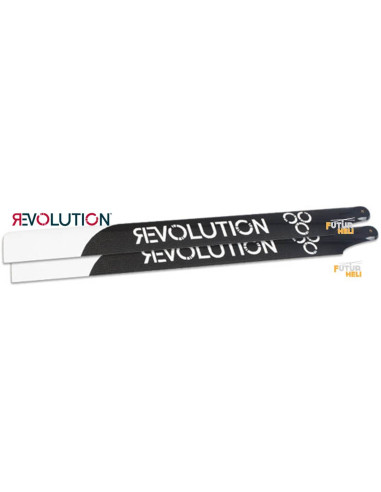 Pales 710 mm 3D carbone Flybar revolution RVOB071000