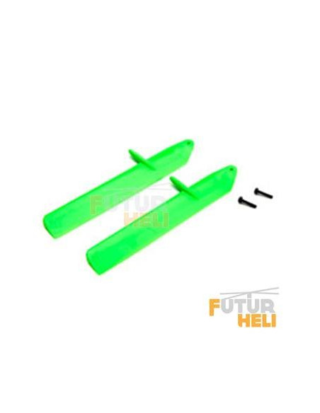 BLH3907GR  Pales principales vole rapide vertes Blade Mcpx BL