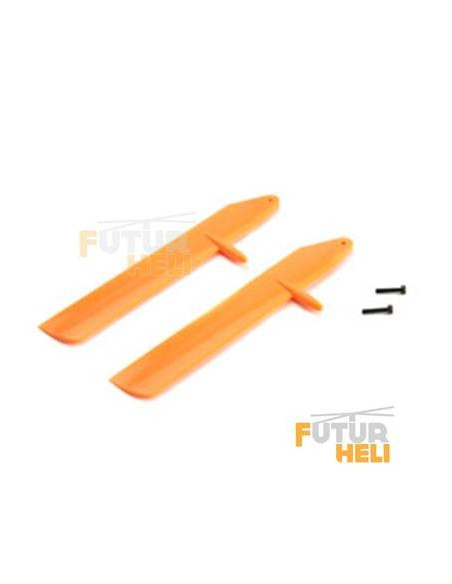 BLH3907OR  Paire de pales principales vol rapide Orange Blade MCPX BL   Orange